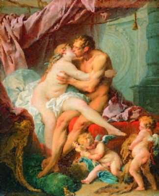 Omphale et Hercule par BOUCHER